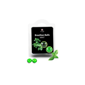 Boules de massage Brésiliennes menthe 